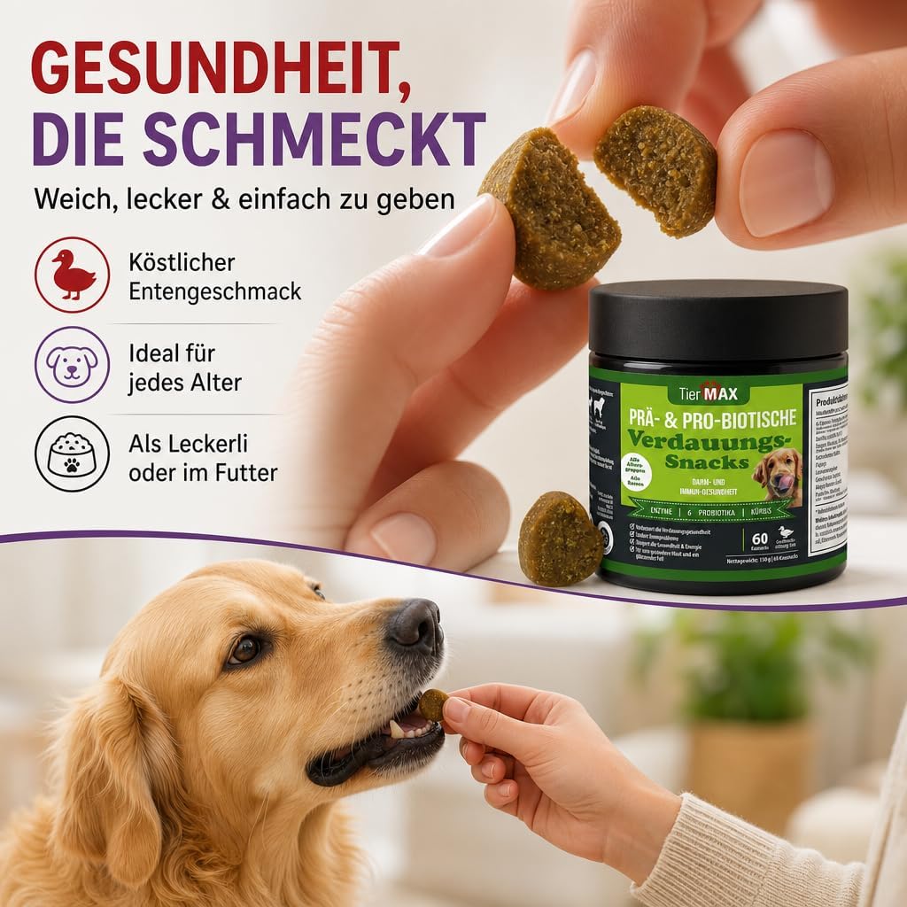 TierMAX Prä- & Pro-Biotische Verdauungssnacks