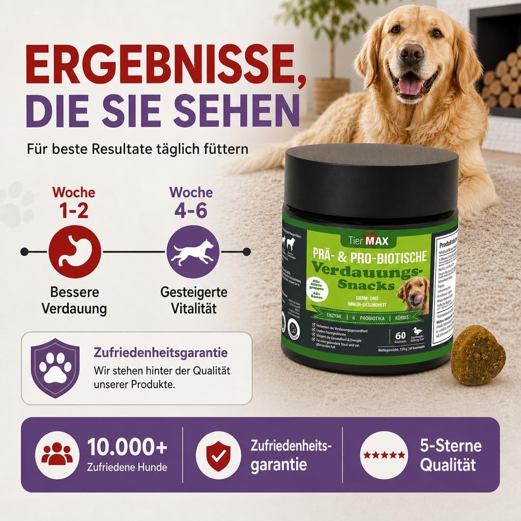 TierMAX Prä- & Pro-Biotische Verdauungssnacks
