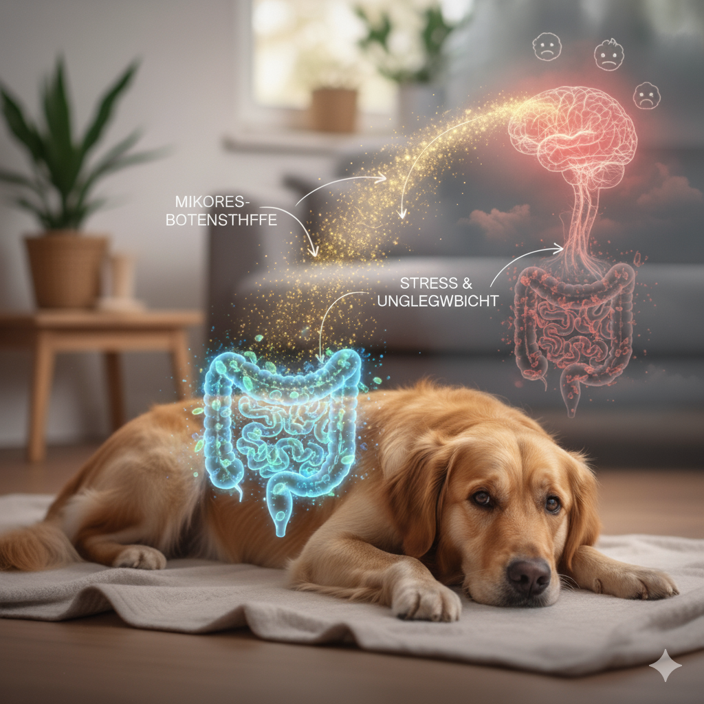 Der unterschätzte Bauch – Wie der Darm das Verhalten Ihres Hundes beeinflusst