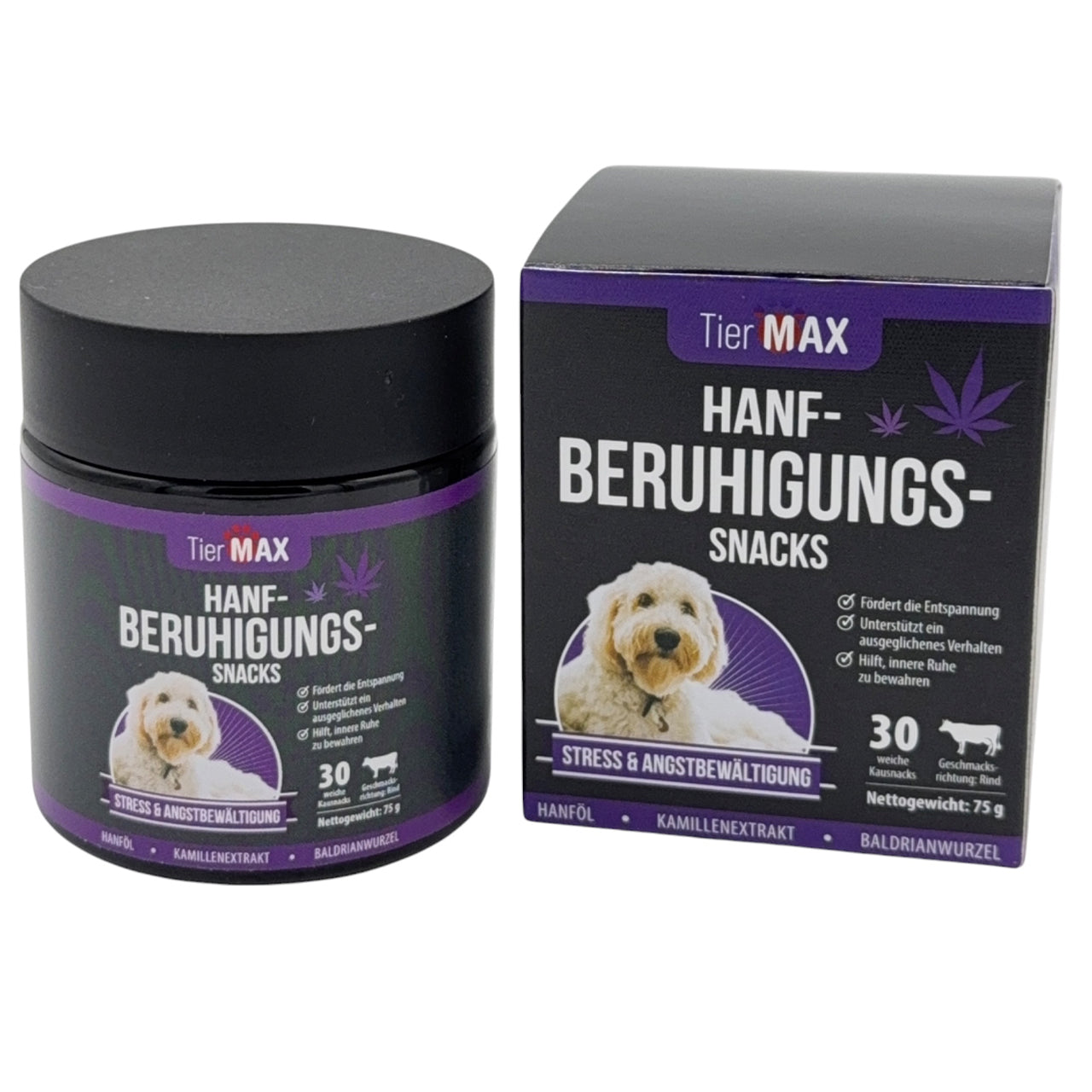 TierMAX Hanf-Beruhigungssnacks