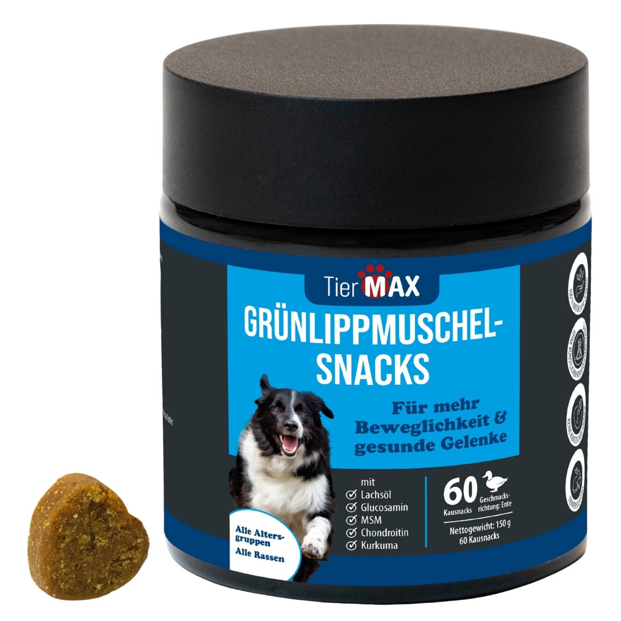 TierMAX Grünlippmuschel-Snacks