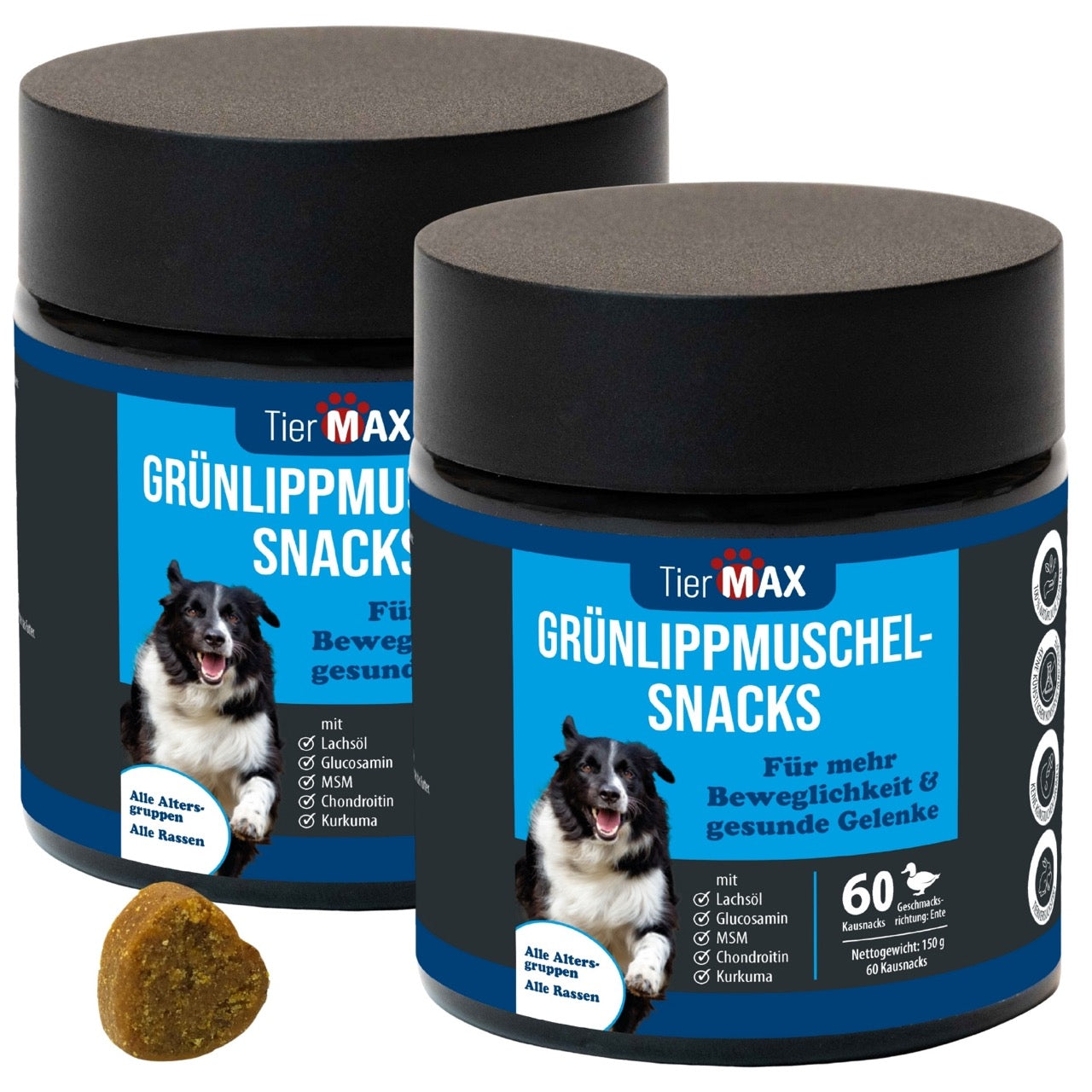 TierMAX Grünlippmuschel-Snacks