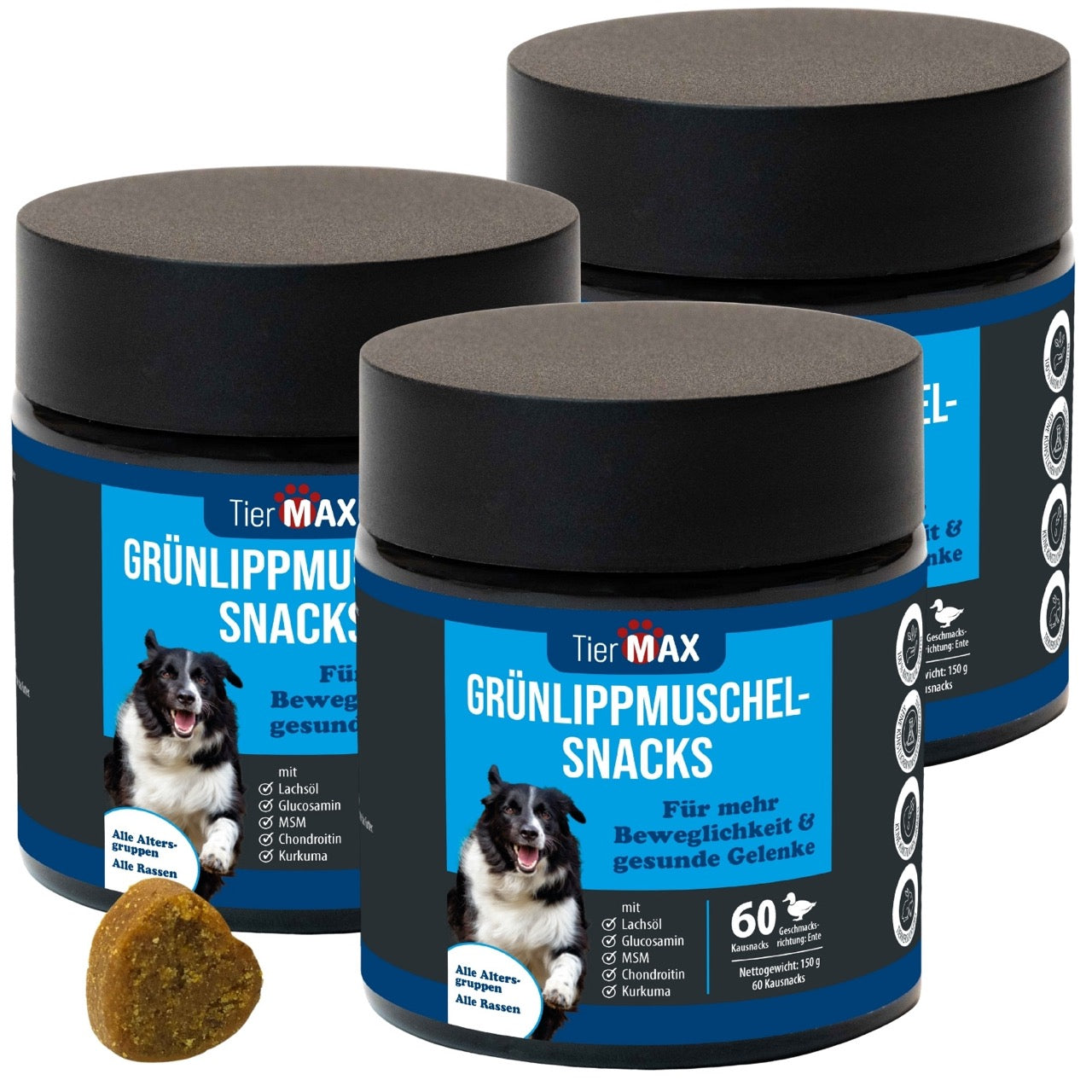 TierMAX Grünlippmuschel-Snacks