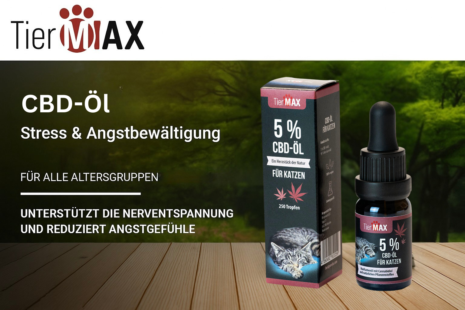 CBD-Öl 5% für Katzen