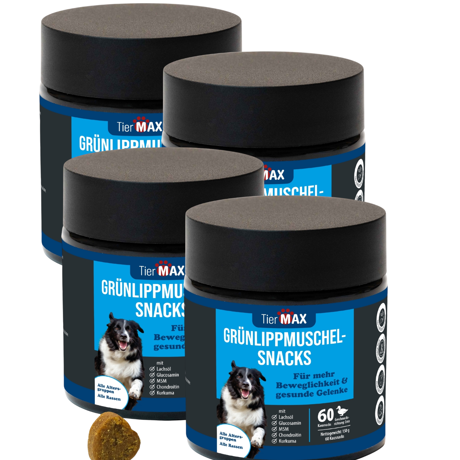 TierMAX Grünlippmuschel-Snacks