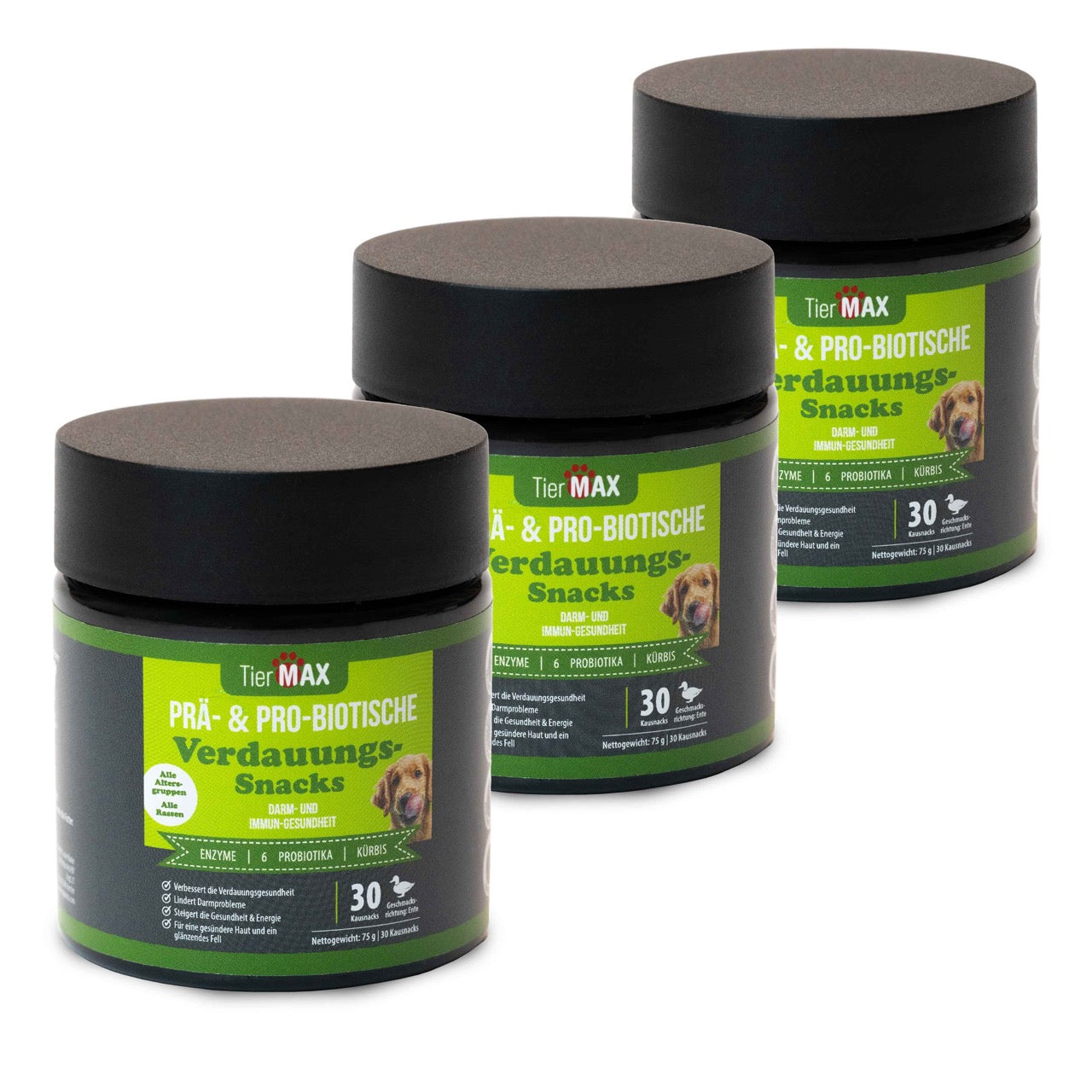 TierMAX Prä- & Pro-Biotische Verdauungssnacks