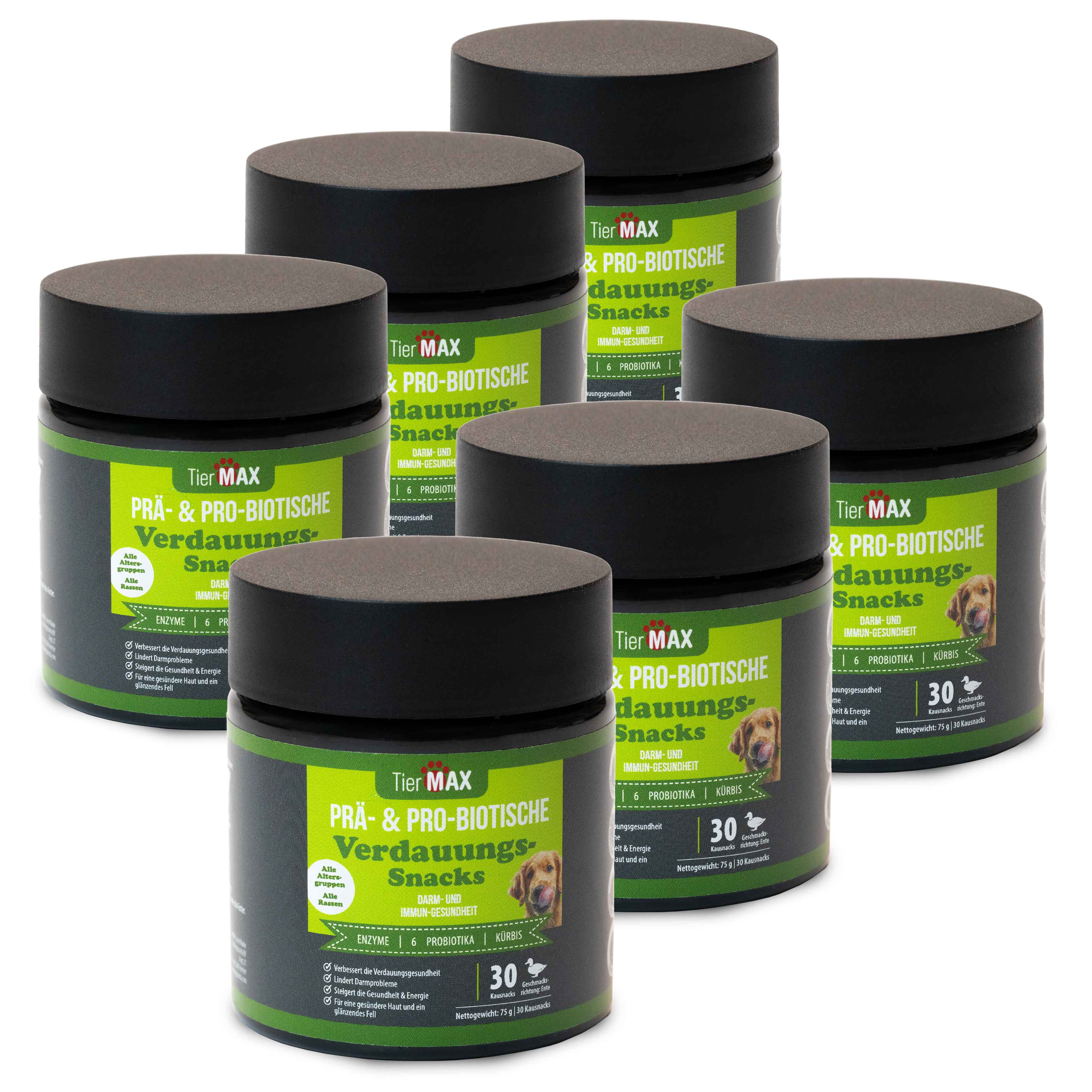 TierMAX Prä- & Pro-Biotische Verdauungssnacks