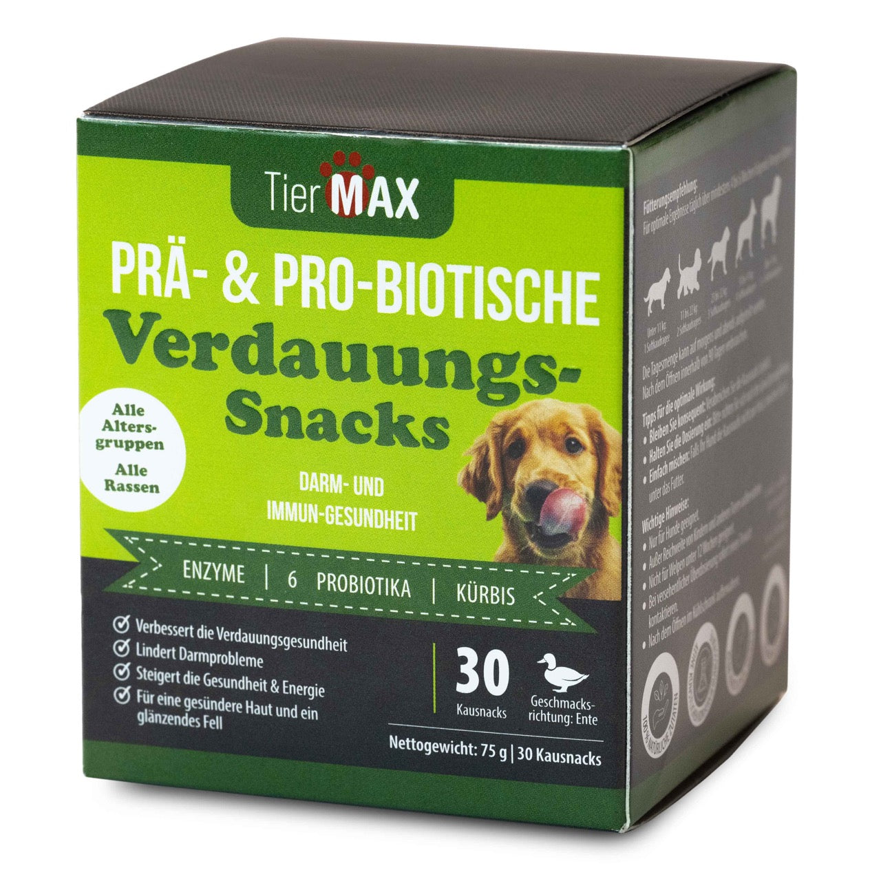 TierMAX Prä- & Pro-Biotische Verdauungssnacks