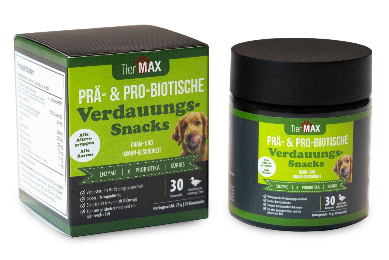 TierMAX Prä- & Pro-Biotische Verdauungssnacks