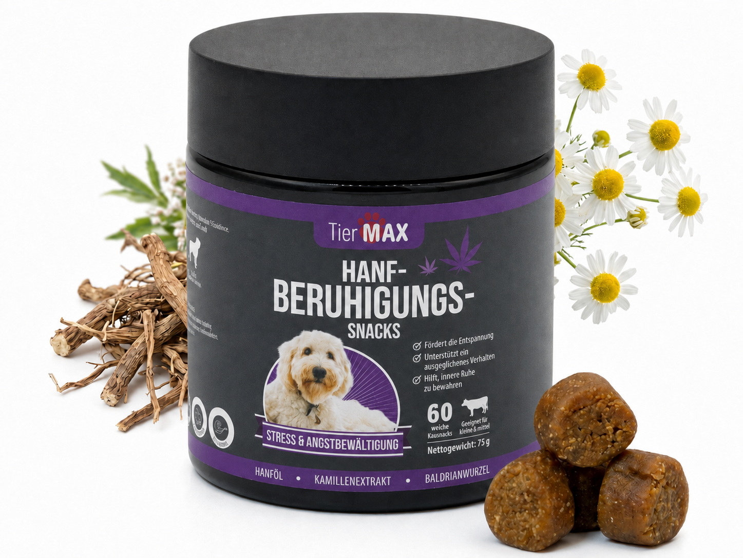 TierMAX Hanf-Beruhigungssnacks